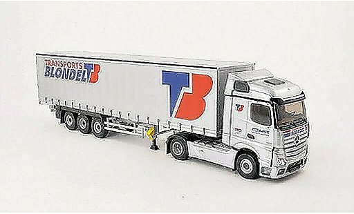 Mercedes Actros Streamspace 1/43 Eligor MP4 Transports Blondel Gardinenplanen-SZ modelauto