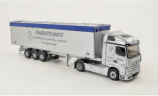 Mercedes Actros Streamspace 1/43 Eligor MP4 Transports Gaudin Getreidekipper-SZ modelauto