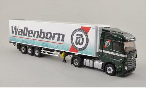 Mercedes Actros Streamspace 1/43 Eligor MP4 Wallenborn Kuhlkoffer-SZ modelauto
