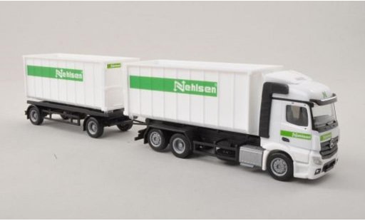 Mercedes Actros Streamspace 1/87 Herpa 2.3 Nehlsen Abrollmulden-HZ modelauto