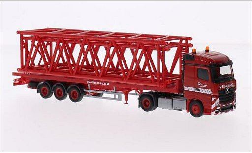 Mercedes Actros Streamspace 1/87 Herpa Riga Mainz 2011 modelauto