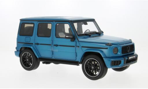 Modelauto Mercedes Classe G AMG G 63 (W465) blauw 2024 1/18 I Norev