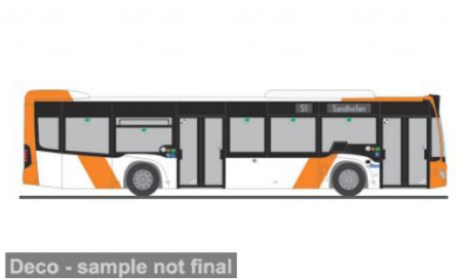 Modelauto Mercedes Citaro Base 2015 V-Bus Lampertheim 1/87 Rietze