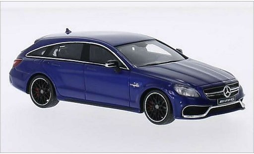 Mercedes Classe S Shooting Brake 1/43 Spark Classe CLS 63 AMG metallic blauw 2014 modelauto