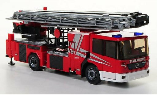 Mercedes Econic Feuerwehr 1/87 Wiking mit Metz B32 Hubrettungsbuhne Brandweer modelauto