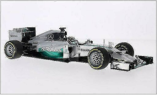 Mercedes F1 2014 1/18 Minichamps W05 Hybrid No.44 AMG Petronas Team Petronas formule 1 GP Abu Dhabi modelauto