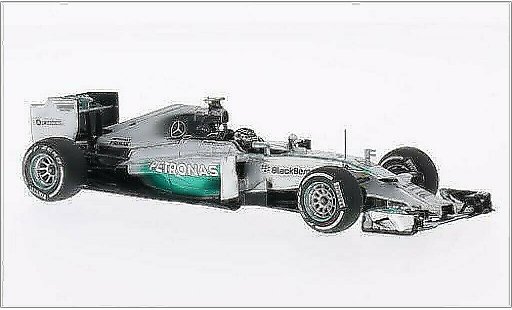 Mercedes F1 2014 1/43 Minichamps W05 No.6 AMG Petronas Team Petronas formule 1 GP Australien modelauto