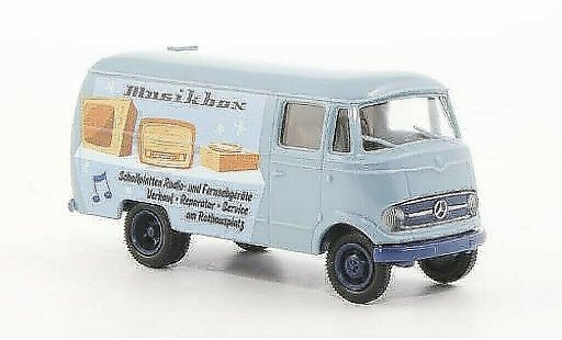 Mercedes L319 Kastenwagen 1/87 Brekina bestelwagen Musikbox modelauto