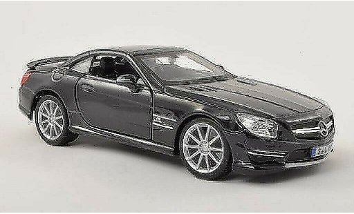 Mercedes Classe SL 65 1/24 Burago AMG (R231) antraciet kap gesloten modelauto
