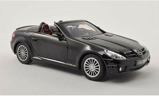 Mercedes Classe SLK AMG 1/24 Motormax 55 (R171) zwart modelauto