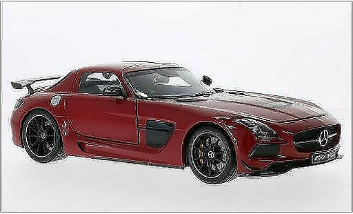 Mercedes B Black Series 1/18 Minichamps AMG zwart rood 2013 modelauto