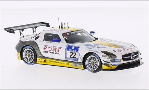 Mercedes SLS GT3 1/43 Spark AMG No.22 ROWE Racing 24h Nurburgring 2015 /R.van modelauto