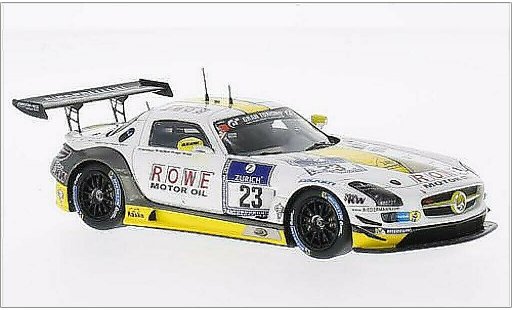 Mercedes SLS GT3 1/43 Spark AMG No.23 Rowe Racing 24h Nurburgring 2014 /R.Goransson modelauto