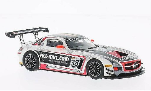 Mercedes SLS GT3 1/43 Minichamps AMG No.38 All-Inkl.Com. Munnich Motorsport FIA GT1 Weltmeister 2012 /Winkelhock modelauto