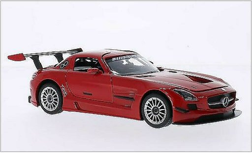 Mercedes SLS GT3 1/24 Motormax AMG rood modelauto