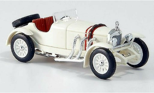 Mercedes SSK Base 1/87 Busch wit lenkbare Rader 1928 modelauto