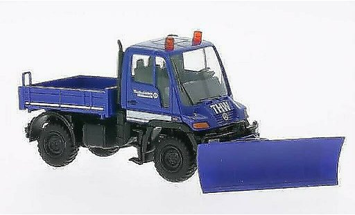 Mercedes Unimog Base 1/87 Wiking U 400 THW met Raumschild modelauto