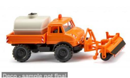 Modelauto Mercedes Unimog 406-425 U 406 oranje 1963 1/87 Wiking