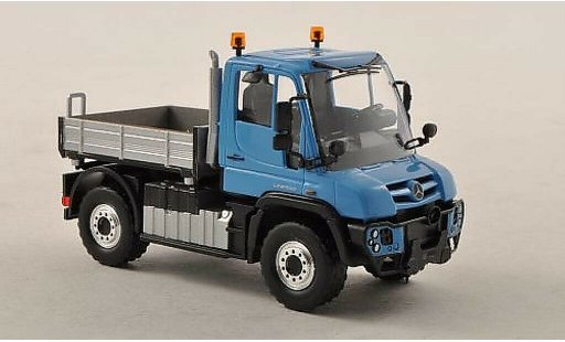 Mercedes Unimog 406-425 1/87 Busch U430 laadbak blauw modelauto