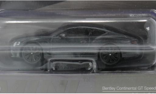 Modelauto Bentley Continental GT Speed antraciet 2022 1/64 Mini GT