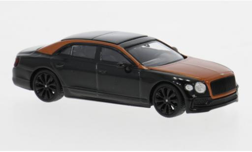 Modelauto Bentley Flying Spur berline zwart/bronze 2024 1/64 Mini GT