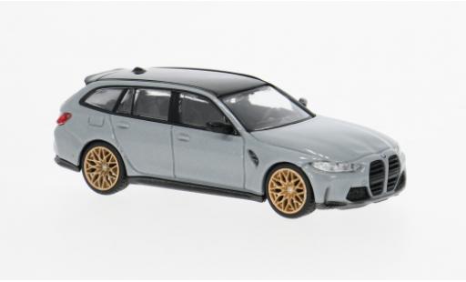 Modelauto Bmw M3 Competition (G81) grijs 2024 1/64 Mini GT