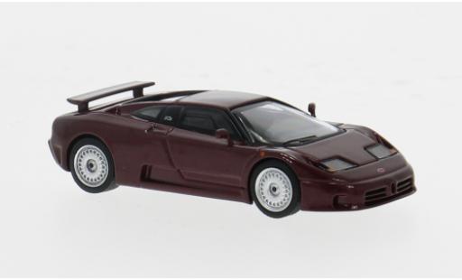 Modelauto Bugatti EB110 GT rood 1995 1/64 Mini GT