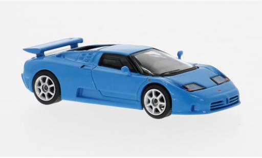 Modelauto Bugatti EB110 Super Sport blauw 1995 1/64 Mini GT