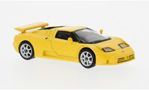 Modelauto Bugatti EB110 Super Sport geel 1995 1/64 Mini GT