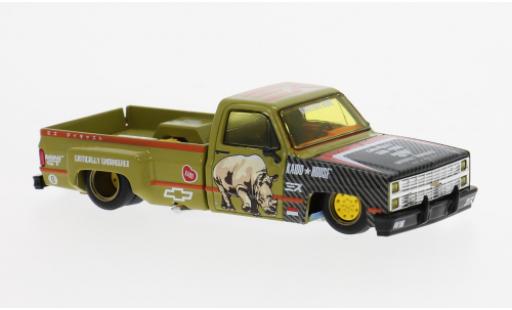 Modelauto Chevrolet Silverado pickup 1980 Sumatran Rhino 1/64 Mini GT