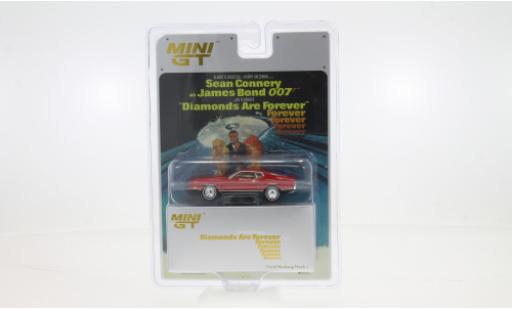 Modelauto Ford Mustang Mach 1 rood :64 1/64 Mini GT