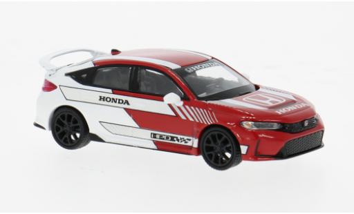 Modelauto Honda Civic Type R wit/rood 2023 1/64 Mini GT