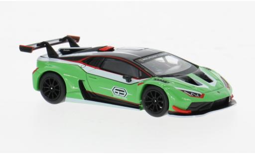 Modelauto Lamborghini Huracan GT3 EVO 2 2 groen/Dekor 1/64 Mini GT