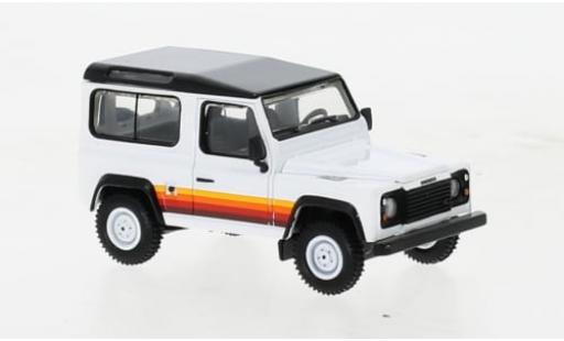 Modelauto Land Rover Defender 90 wit/Dekor 1/64 Mini GT