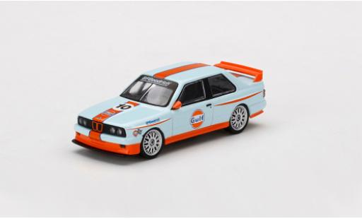 Modelauto Bmw M3 coupe (E30) Gulf 1/64 Mini GT