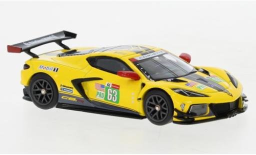 Modelauto Chevrolet Corvette Racing (.R) C8.R No.63 24h Le Mans 2021 1/64 Mini GT