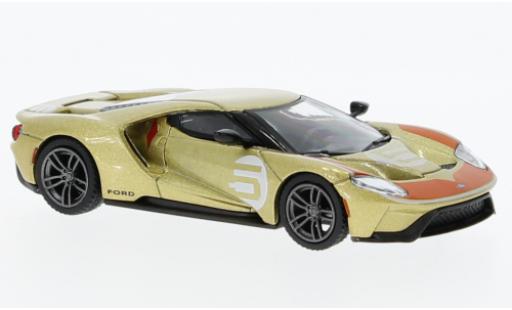 Modelauto Ford GT Heritage Edition dor&Atilde;&copy; 1/64 Mini GT