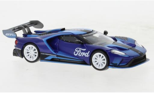 Modelauto Ford GT MK II Performance blauw 1/64 Mini GT