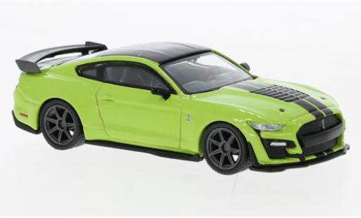 Modelauto Ford Mustang Shelby GT500 Ford Mustang groen 1/64 Mini GT