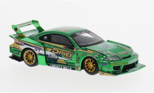 Modelauto Nissan Silvia S15 LB-Super Silhouette 2024 Fausto Racing 1/64 Mini GT