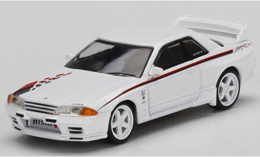 Modelauto Nissan Skyline R32 GT-R () Nismo S-Tune wit/Dekor RHD 1/64 Mini GT