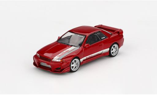 Modelauto Nissan Skyline R32 GT-R () rood 1/64 Mini GT