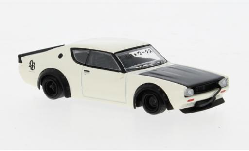 Modelauto Nissan Skyline 2000 Kenmeri Liberty Walk wit 1/64 Mini GT