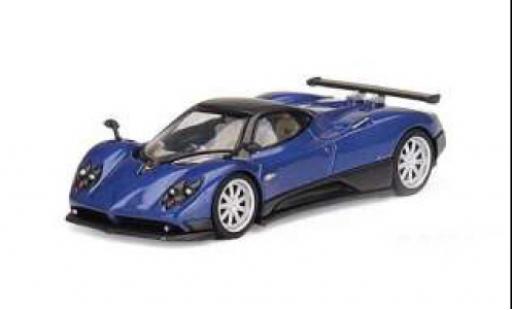 Modelauto Pagani Zonda F blauw 2021 1/64 Mini GT