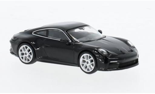 Modelauto Porsche 911 GT3 Touring zwart 1/64 Mini GT