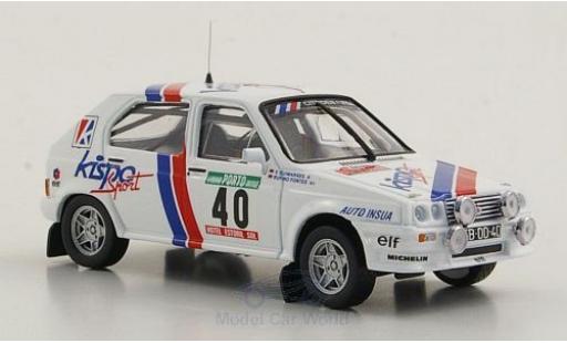 Modelauto Citroen Visa Chrono Gr.B No.40 Rally Portugal 1983 1/43 Mini Partes