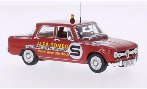 Modelauto Alfa Romeo Giulia Berlina ONS Rennstrecken-Sicherung 1973 1/43 Minichamps