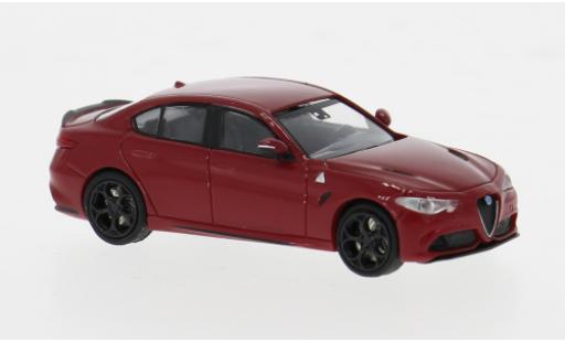 Modelauto Alfa Romeo Giulietta veloce metallic rood 2017 1/87 Minichamps