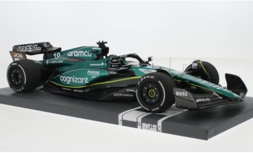 Modelauto Aston Martin AMR23 f1 3 No.18 Aramco Cognizant Team Cognizant formule 1 2023 1/18 Minichamps