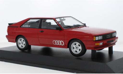 Modelauto Audi Quattro coupe rood 1980 1/18 Minichamps